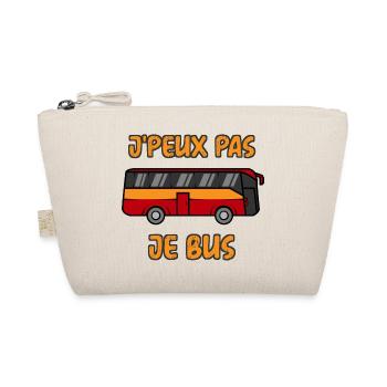 J'Peux Pas Je Bus - Trousse biologique - nature - Devant