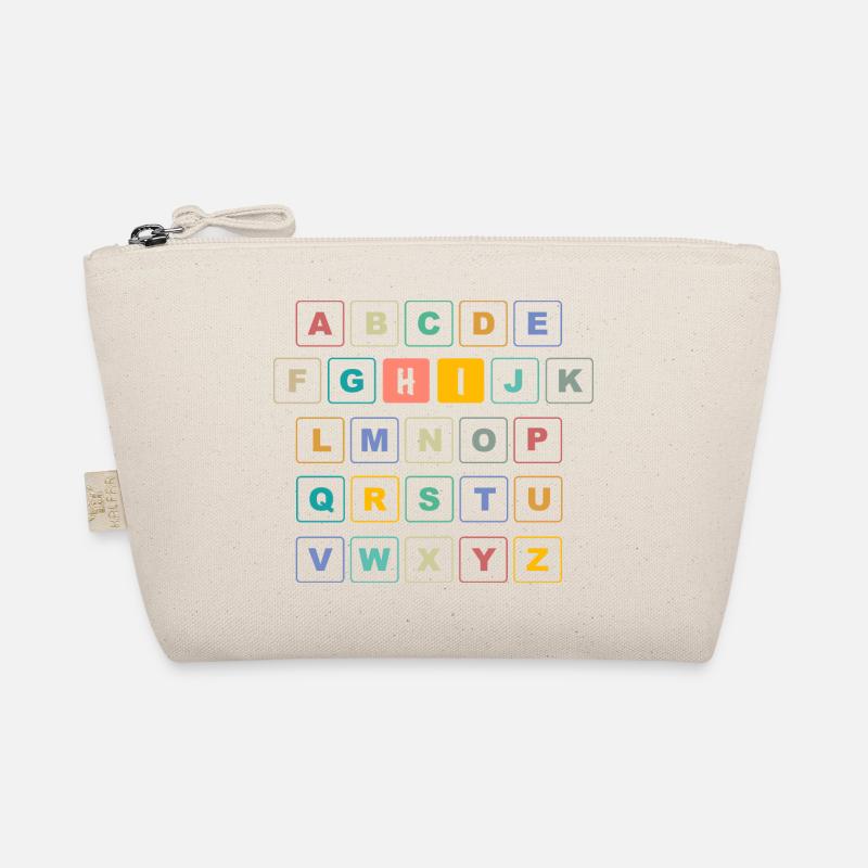 ABC Button HI - Kindergarten Preschool Organic Pouch