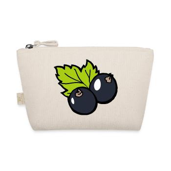 Cassis Schwarze Johannisbeere Lustig Geschenk Obst - Bio-Täschchen - Natur - Vorne