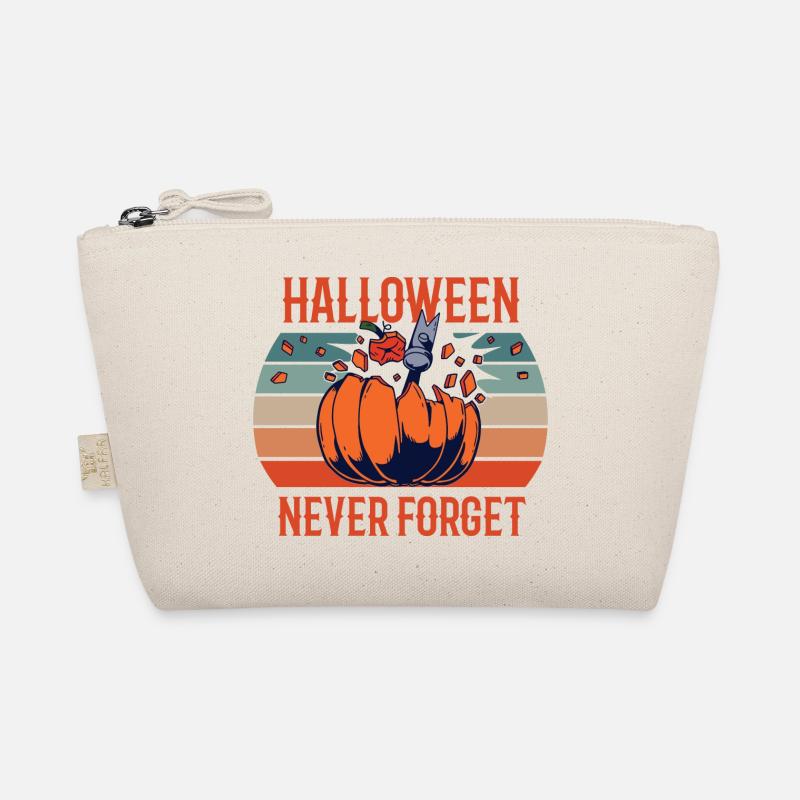 Halloween Never Forget Retro Pumpkin Smashed Fun Bio-Täschchen