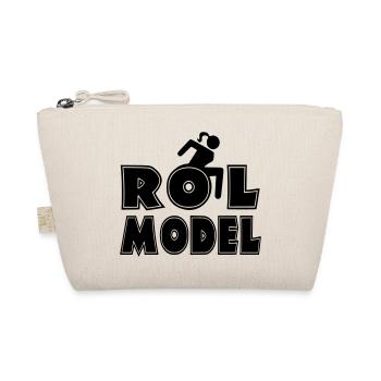 Jeder Rollstuhlfahrer ist ein Vorbild * - Bio-Täschchen - Natur - Vorne