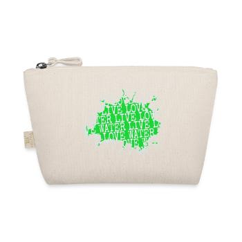 swim team tshirts swim bike run tshirts - Organic Pouch - nature - Front