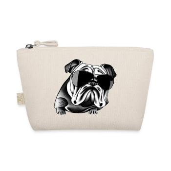 Chiens bouledogues avec lunettes de soleil motif cool - Trousse biologique - nature - Devant