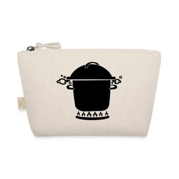 Soup pan on gas burner - Organic Pouch - nature - Front