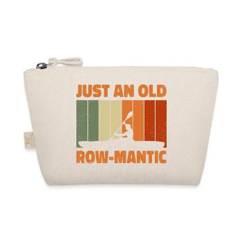 Just An Old Row-Mantic Rower Kayaking Paddling Can - Bio-Täschchen - Natur - Vorne
