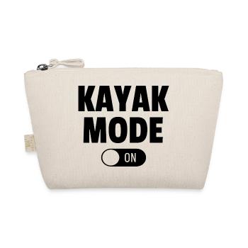 Kayak Mode On Kayaking Kayak Canoe Rowing Rower Pa - Bio-Täschchen - Natur - Vorne