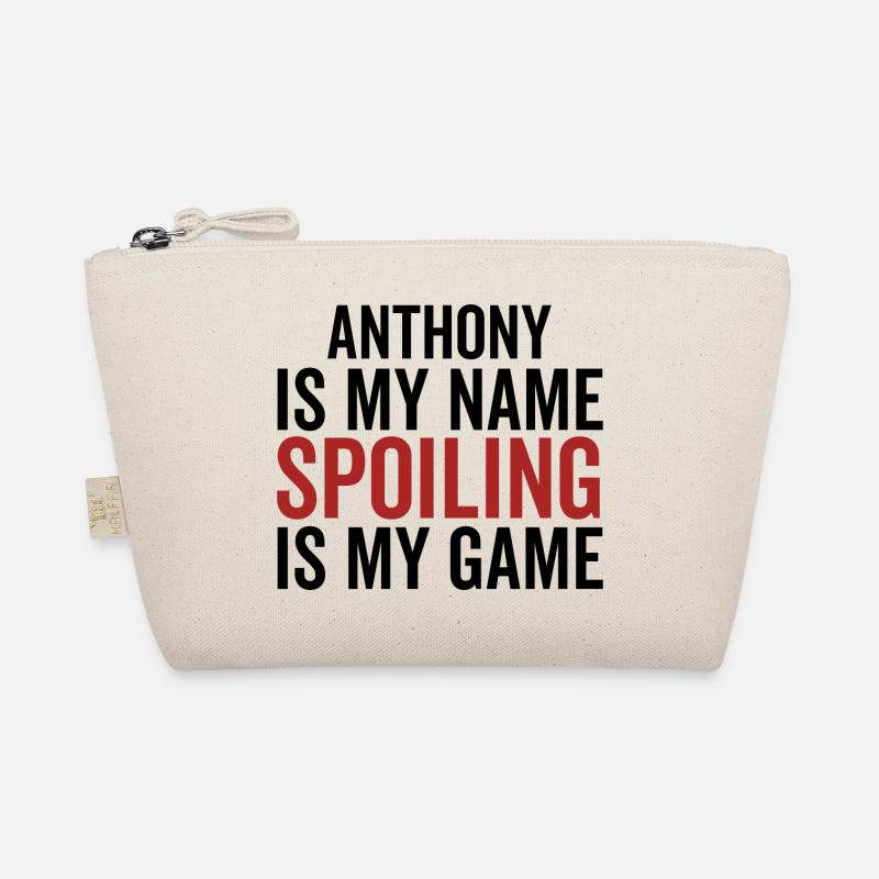 Anthony est mon nom Spoiling est mon jeu Trousse biologique