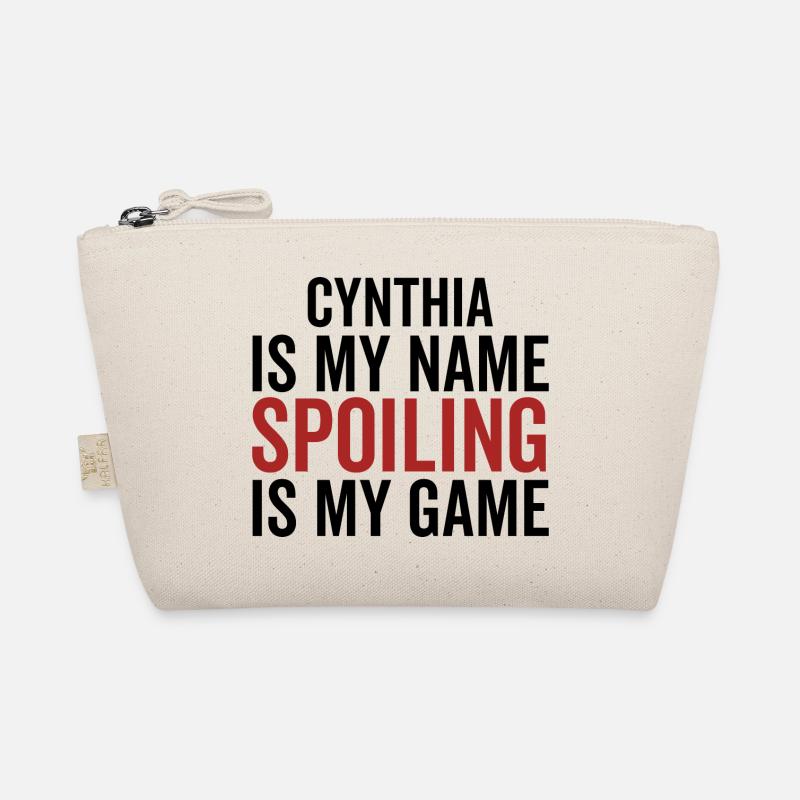 Cynthia est mon nom Spoiling est mon jeu Trousse biologique