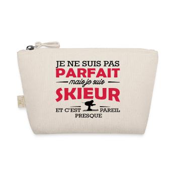 pas parfait mais je suis skieur - Trousse biologique - nature - Devant