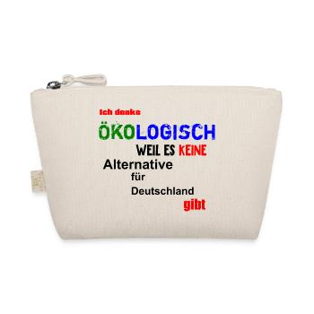 Ich denke Ökologisch... - Klima Politik fun4m3 - Bio-Täschchen - Natur - Vorne