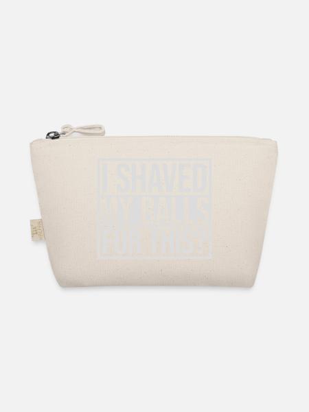 I shaved my balls - Organic Pouch - nature - Front