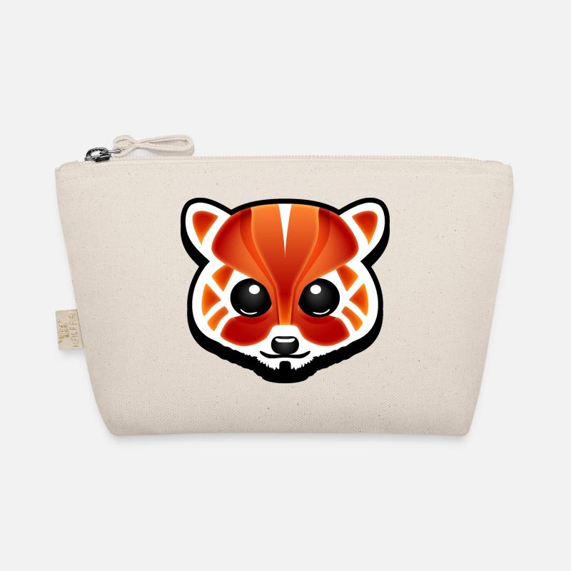 Roter Panda - Bio-Täschchen - Natur