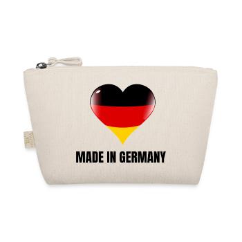 "Made in Germany" - Bio-Täschchen - Natur - Vorne