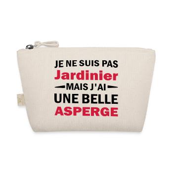 j ai une belle asperge / humour homme - Trousse biologique - nature - Devant