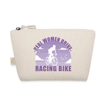 Bicycle Road Bike Sport Cycling Gift - Organic Pouch - nature - Front