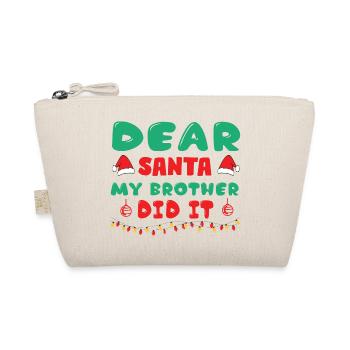 Funny design for Christmas - Organic Pouch - nature - Front