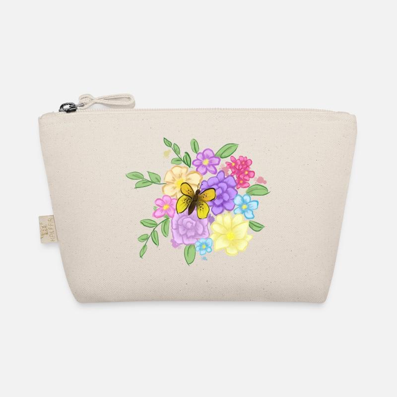 Blumenstrauß - Bio-Täschchen - Natur