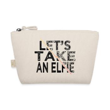 Geek Cute Beach Cool Bedroom Computer Gift Idea - Organic Pouch - nature - Front