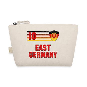DDR Fußball Mannschaft - Bio-Täschchen - Natur - Vorne
