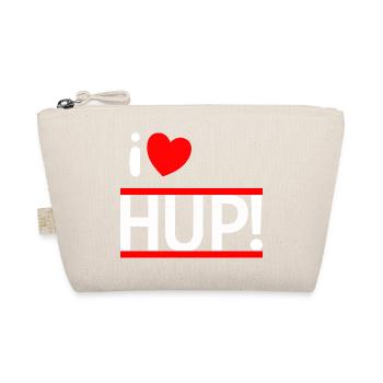 i LOVE HUP! - Bio-Täschchen - Natur - Vorne