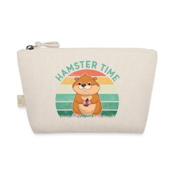Retro Graphic Hamster Pet Owner Animal Lover Roden - Bio-Täschchen - Natur - Vorne