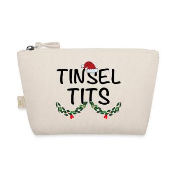 Jingle Balls And Tinsel Tits Funny Matching Christ - Organic Pouch - nature - Front