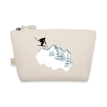 Skiing, Skiing, Mountains, Alps - Organic Pouch - nature - Front