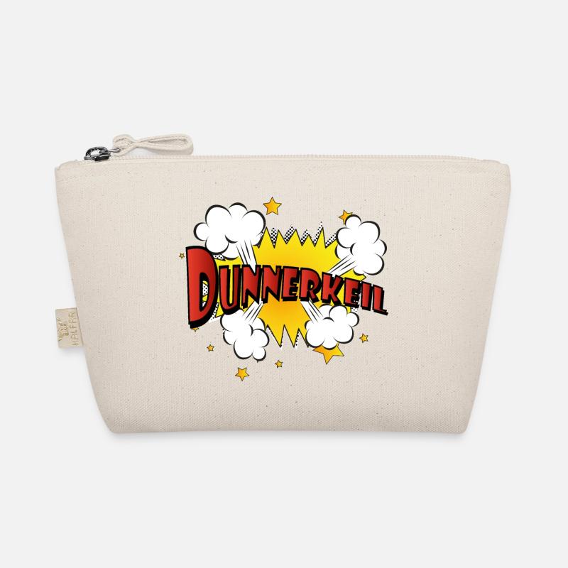 Dunnerkeil T shirt - Bio-Täschchen - Natur