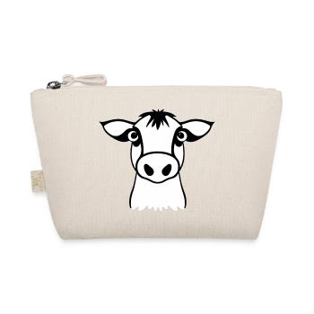cow cute animal farm animals funny cows new 22 - Organic Pouch - nature - Front