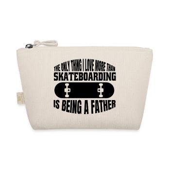 Skateboard père longboard papa patineur papa patinage - Trousse biologique - nature - Devant