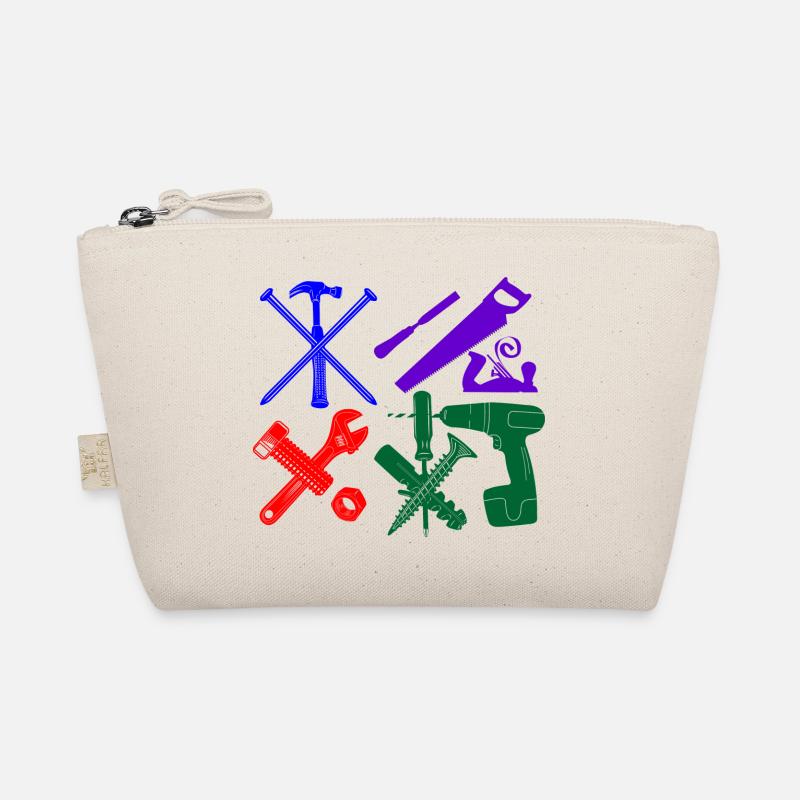 Construction worker tool color Organic Pouch