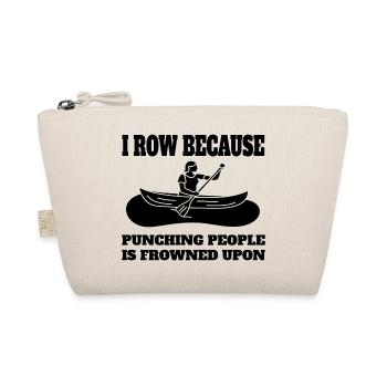 Rower rowing saying rowing club funny rower - Organic Pouch - nature - Front