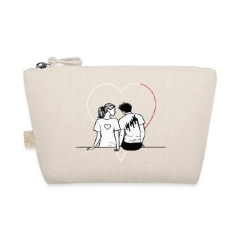 couple illustration simple cadeau amour - Trousse biologique - nature - Devant