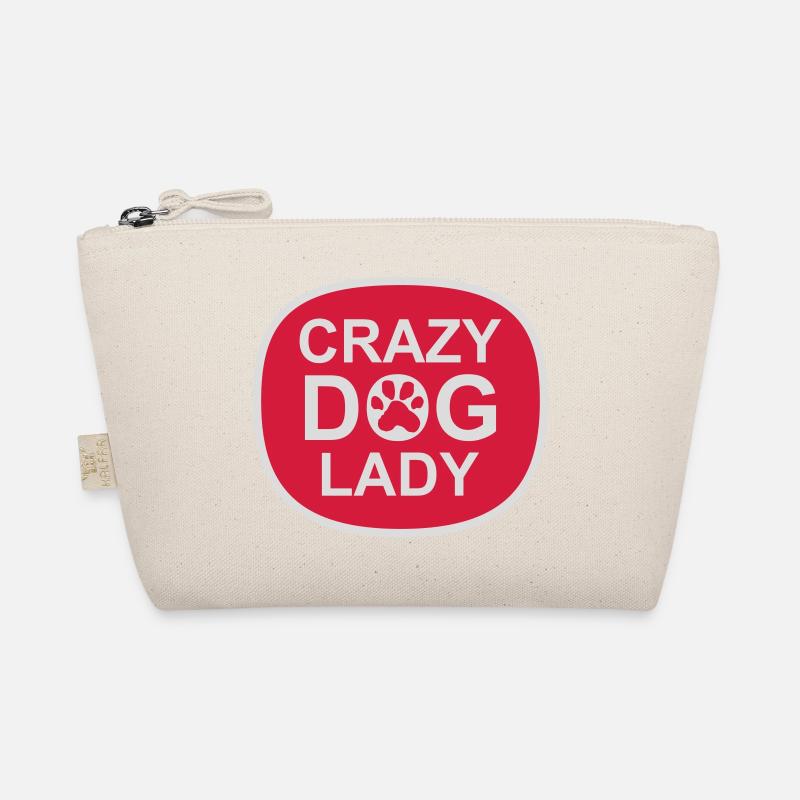 crazy dog lady Zitat Bio-Täschchen