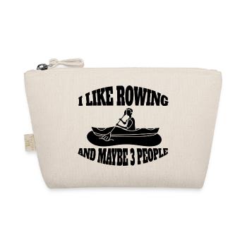 Rower rower saying rowing club funny rowing - Organic Pouch - nature - Front