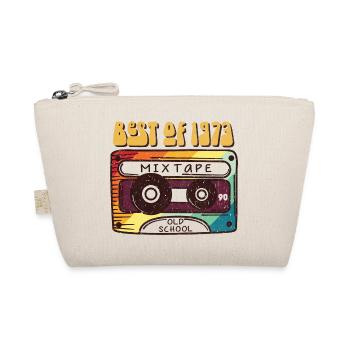 Best of 1973 - Mixed Tape 50th Birthday Shirt - Organic Pouch - nature - Front