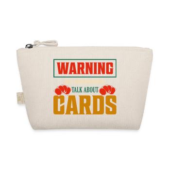 Warning may spontaneously talk about cards Trading - Bio-Täschchen - Natur - Vorne
