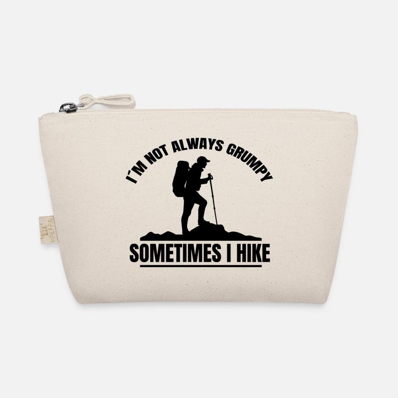Hiking Mountain Hiking Mountain Hiker Hike Organic Pouch