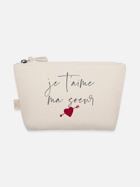 Je t'aime ma soeur - Trousse biologique - nature