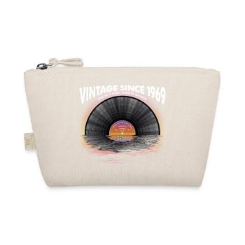 Vintage seit 1969 Retro Disco Music Vintage - Bio-Täschchen - Natur - Vorne