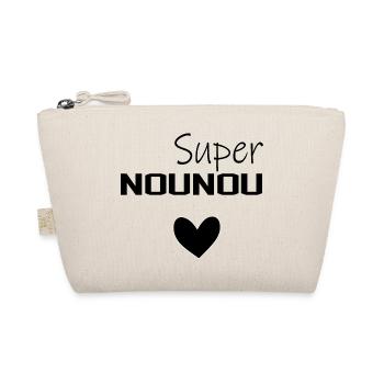 Super Nounou Citation Femme Métier - Trousse biologique - nature - Devant