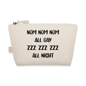 Pregnancy Baby shower Babyshower Boy Girl - Organic Pouch - nature - Front