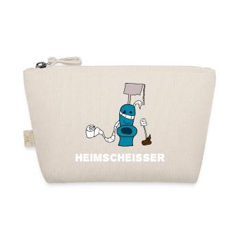 Heimscheisser WC Klo - Bio-Täschchen - Natur - Vorne