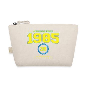 Awesome 1985 Shirt für Männer Frauen 38 Jahre alt 38. - Bio-Täschchen - Natur - Vorne