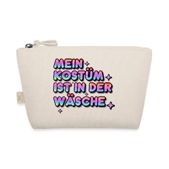 Mein Kostüm ist in der Wäsche Halloween - Bio-Täschchen - Natur - Vorne