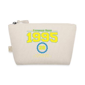 Awesome 1995 Shirt for Men Women 28 Year Old 28th - Organic Pouch - nature - Front