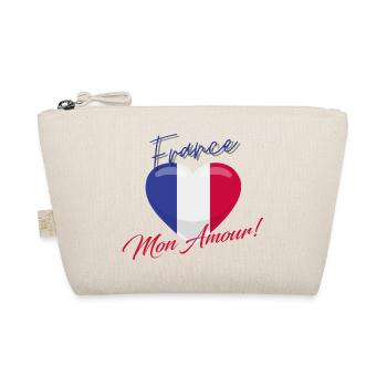 France mon Amour, mon pays, Drapeau de la France - Trousse biologique - nature - Devant