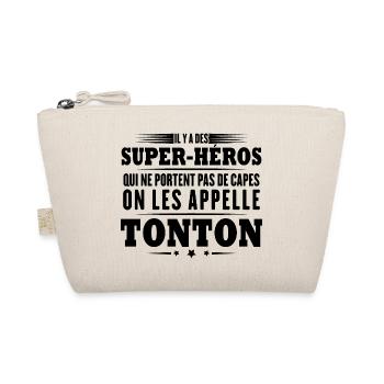 Super Héros sans Cape tonton / Cadeau tonton - Trousse biologique - nature - Devant