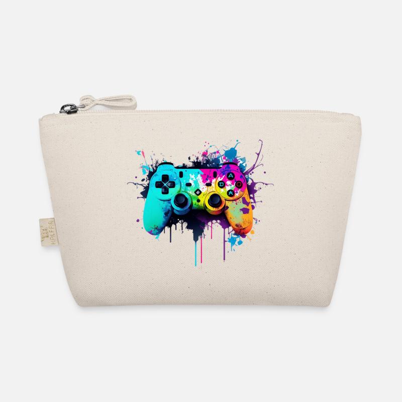 Neon Gaming Controller / Kontroller - Bio-Täschchen - Natur