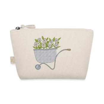 schubkarren blumen - Bio-Täschchen - Natur - Vorne